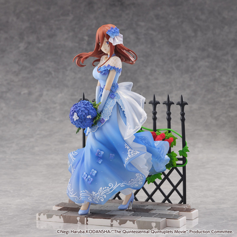 1/7 Eiga Gotoubun no Hanayome - Nakano Miku - Shibuya Scramble Figure - Floral Dress Ver.