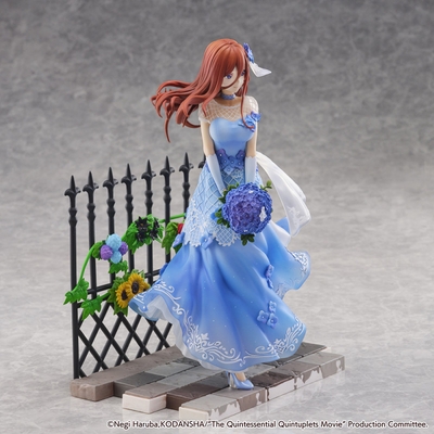 1/7 Eiga Gotoubun no Hanayome - Nakano Miku - Shibuya Scramble Figure - Floral Dress Ver.