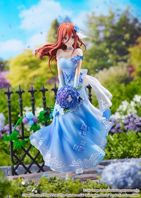 1/7 Eiga Gotoubun no Hanayome - Nakano Miku - Shibuya Scramble Figure - Floral Dress Ver.