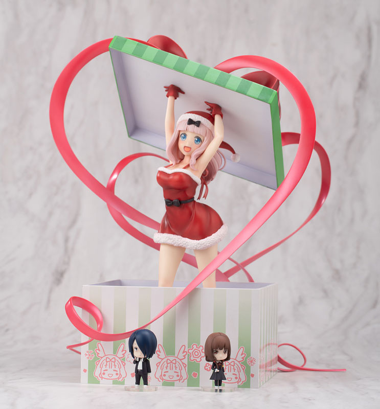 Kaguya-sama wa Kokurasetai?: Tensai-tachi no Ren'ai Zunousen Fujiwara Chika Iino Miko Ishigami Yuu Christmas Present Ver. 1/7