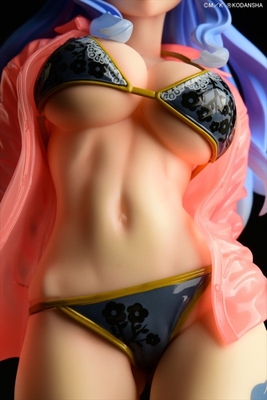 Fairy Tail - Juvia Lockser - Gravure_Style, Sheer Wet Shirt SP, Black Bikini!! - 1/6