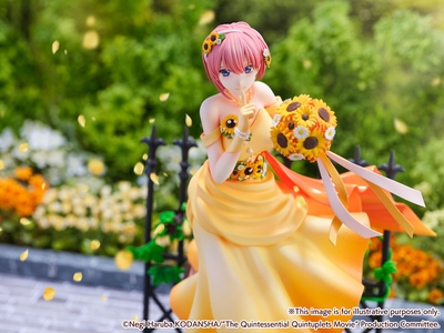 1/7 Eiga Gotoubun no Hanayome - Nakano Ichika - Shibuya Scramble Figure - Floral Dress Ver.