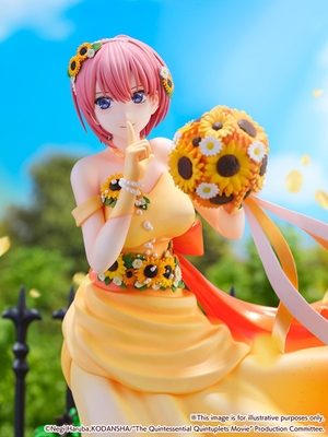 1/7 Eiga Gotoubun no Hanayome - Nakano Ichika - Shibuya Scramble Figure - Floral Dress Ver.