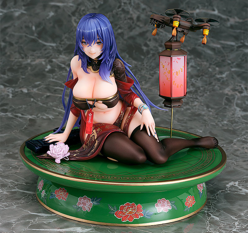 Girls' Frontline DP-12 Echeveria Lantern, Crimson 1/6