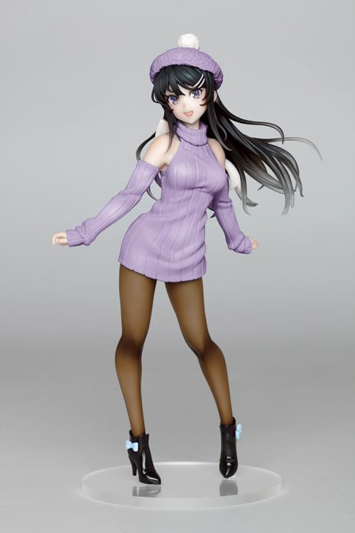 Seishun Buta Yarou wa Bunny Girl Senpai no Yume wo Minai - Sakurajima Mai - Coreful Figure - Knit One-Piece ver., Renewal (Taito)