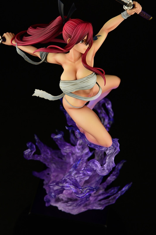 Fairy Tail Erza Scarlet Samurai Light Flame Manjo ver. Jet Black 1/6 - 23
