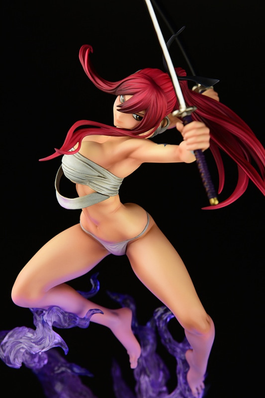 Fairy Tail Erza Scarlet Samurai Light Flame Manjo ver. Jet Black 1/6 - 17