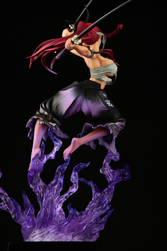 Fairy Tail Erza Scarlet Samurai Light Flame Manjo ver. Jet Black 1/6 - 9