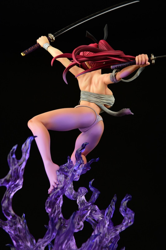 Fairy Tail Erza Scarlet Samurai Light Flame Manjo ver. Jet Black 1/6 - 21