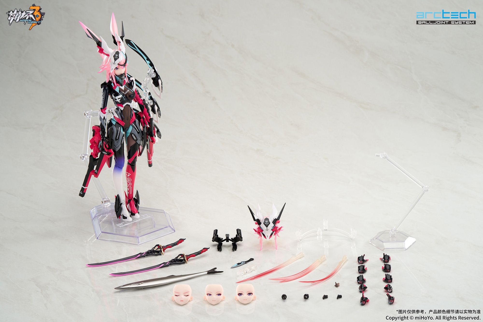 Honkai Impact 3rd - Yae Kasumi - Arctech - 1/8 - Darkbolt Jonin, Neon Shade Ver. - 4