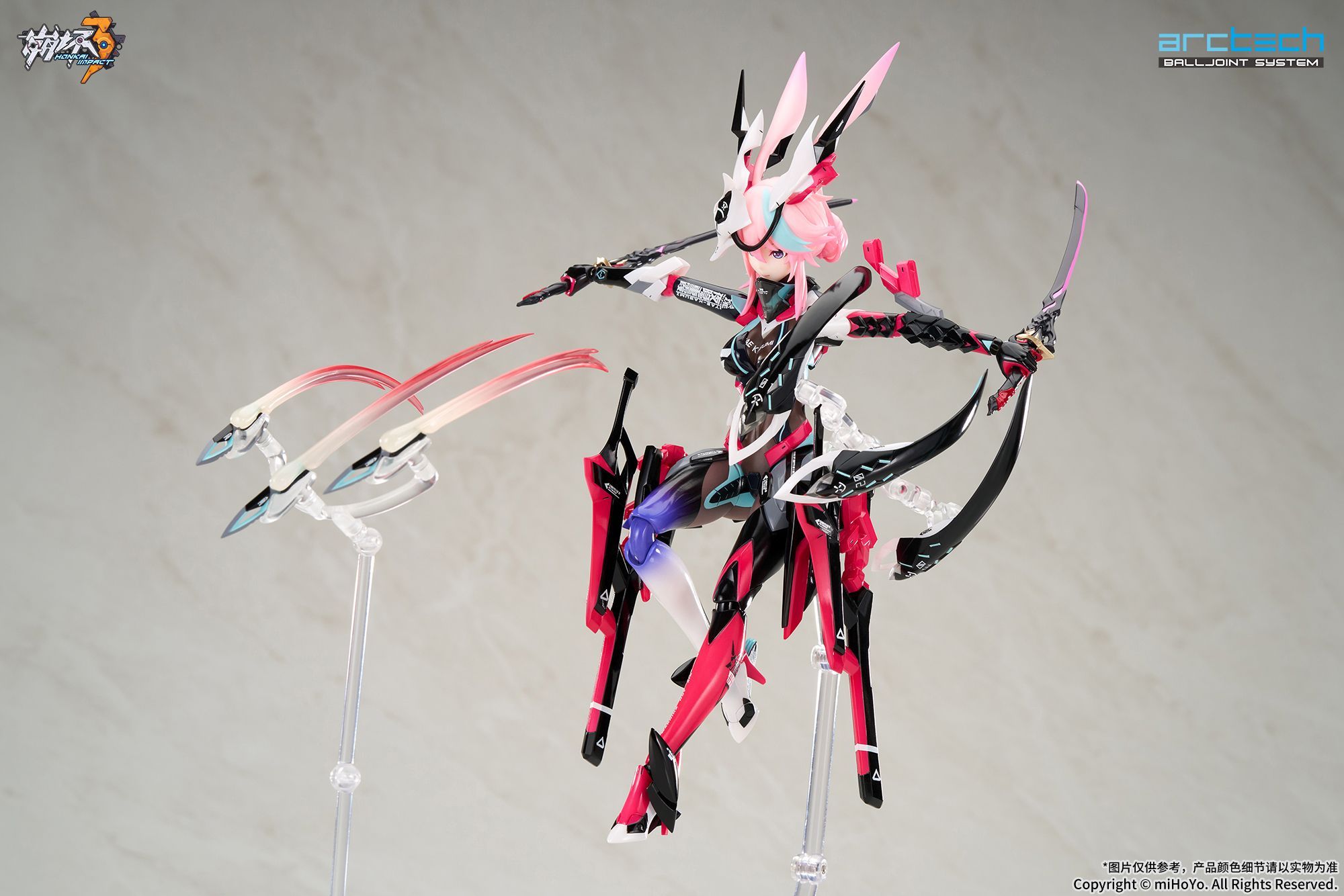 Honkai Impact 3rd - Yae Kasumi - Arctech - 1/8 - Darkbolt Jonin, Neon Shade Ver. - 8