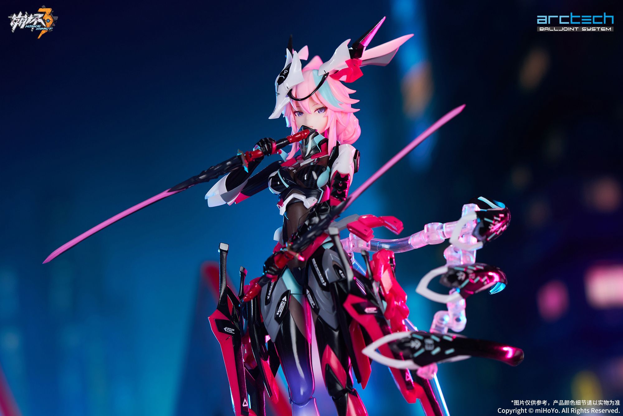 Honkai Impact 3rd - Yae Kasumi - Arctech - 1/8 - Darkbolt Jonin, Neon Shade Ver. - 11