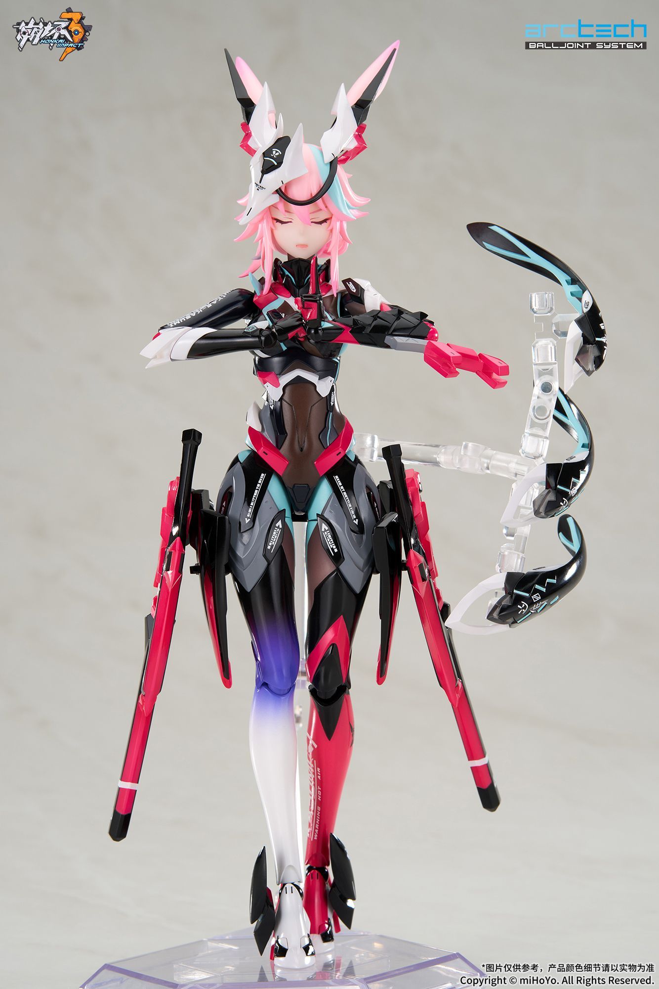 Honkai Impact 3rd - Yae Kasumi - Arctech - 1/8 - Darkbolt Jonin, Neon Shade Ver. - 2