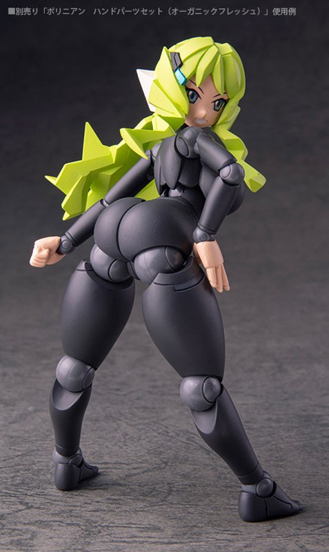 Robot Neoanthropinae Polynian - Polynian (pnc09b) - FLL Kelly/Rnia - Black Flesh - 10