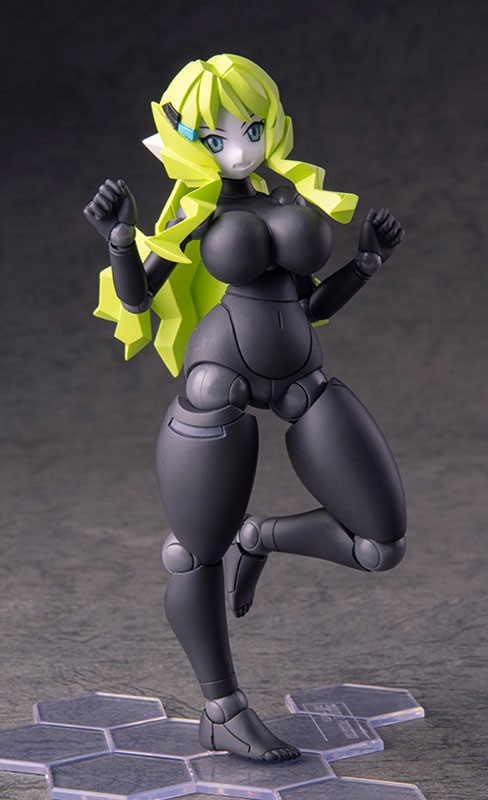 Robot Neoanthropinae Polynian - Polynian (pnc09b) - FLL Kelly/Rnia - Black Flesh - 7