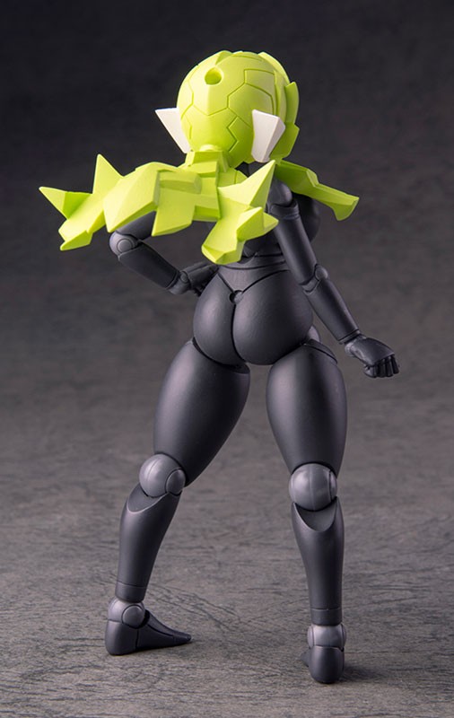 Robot Neoanthropinae Polynian - Polynian (pnc09b) - FLL Kelly/Rnia - Black Flesh - 5