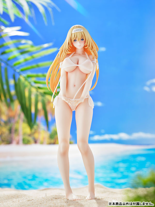 DAIKI kougyou Tsutakaze Toshi Original Gengata Tomoe Sakura Mizugi Kinpatsu Ver. 1/5 Plastic Figure - 7