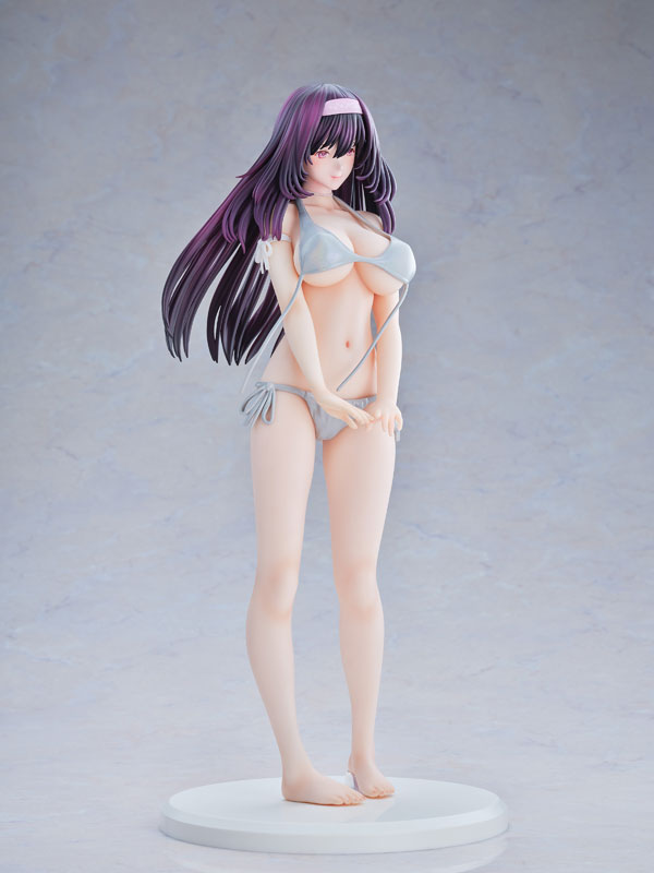 DAIKI kougyou Tsutakaze Toshi Original Gengata Tomoe Sakura Mizugi Kurokami Ver. 1/5 Plastic Figure - 3
