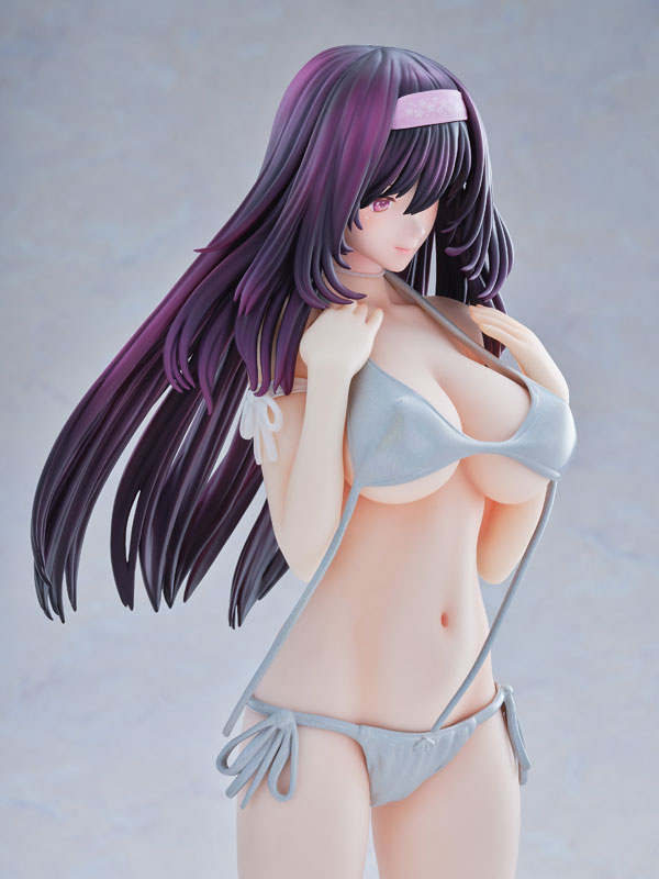 DAIKI kougyou Tsutakaze Toshi Original Gengata Tomoe Sakura Mizugi Kurokami Ver. 1/5 Plastic Figure - 5
