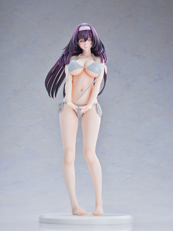 DAIKI kougyou Tsutakaze Toshi Original Gengata Tomoe Sakura Mizugi Kurokami Ver. Kenzen Ver. 1/5 Plastic Figure - 4