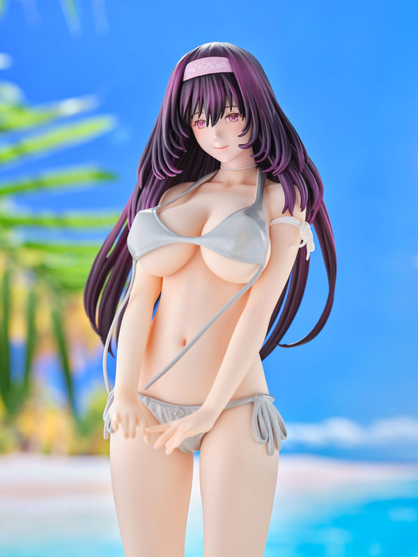 DAIKI kougyou Tsutakaze Toshi Original Gengata Tomoe Sakura Mizugi Kurokami Ver. Kenzen Ver. 1/5 Plastic Figure - 3