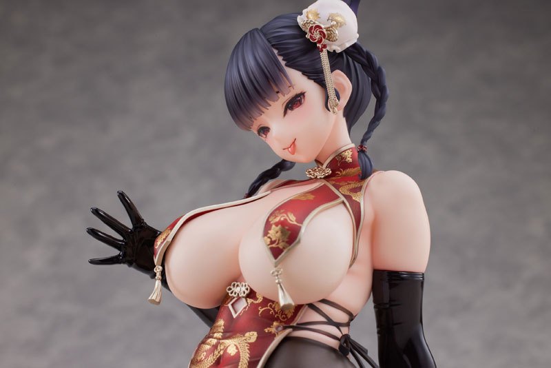 DIGIGIRL Tatsu China Dress Sugata no Ane no Tomodachi Illustrated by Kase Daiki 1/6 Plastic Figure - 9