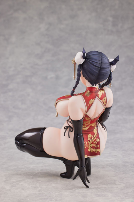DIGIGIRL Tatsu China Dress Sugata no Ane no Tomodachi Illustrated by Kase Daiki 1/6 Plastic Figure - 4