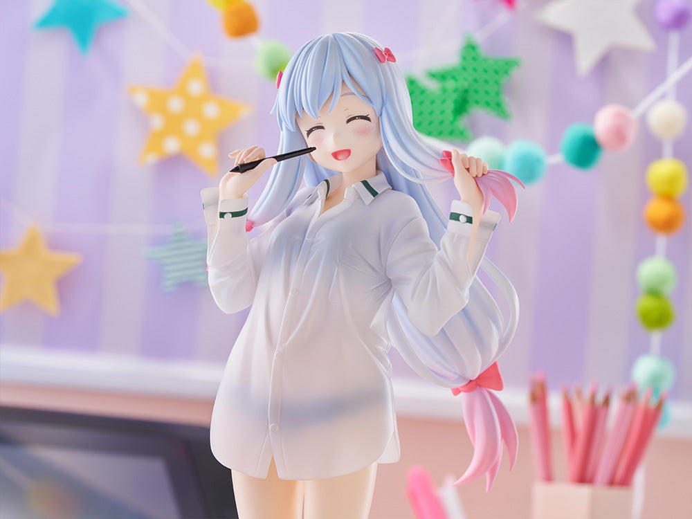 FuRyu Eromanga Sensei TENITOL TALL Izumi Sagiri Shirt Ver. Plastic Figure - 9