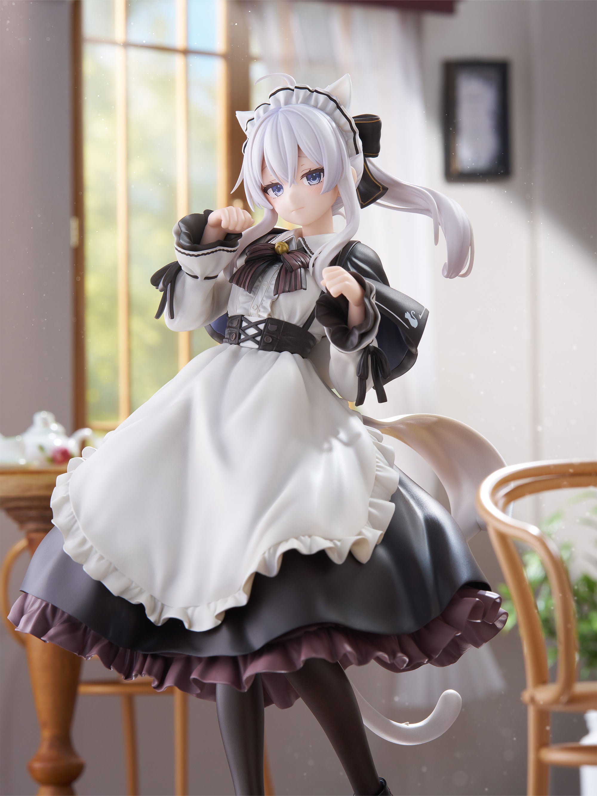 FuRyu F:NEX Majo no Tabitabi Elaina Neko-mimi Kissa Ver. 1/7 Plastic Figure - 2