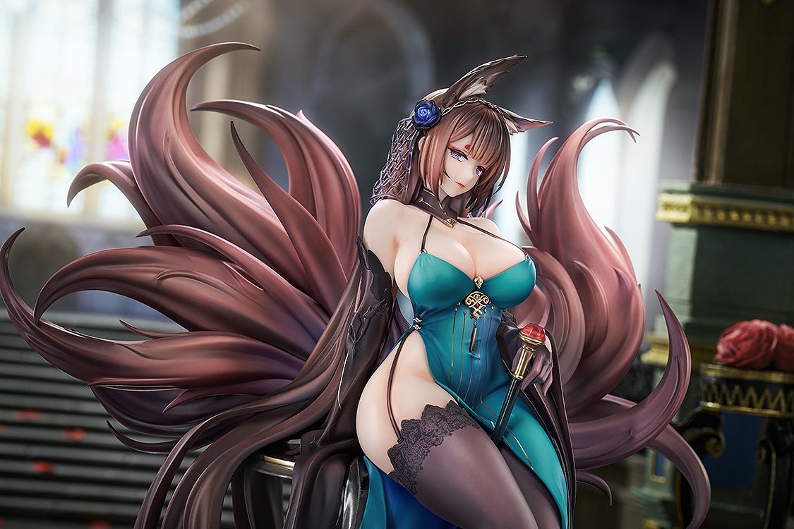 Azur Lane - Amagi (CV) - 1/7 - Throne of Fallen Petals Ver. - 4