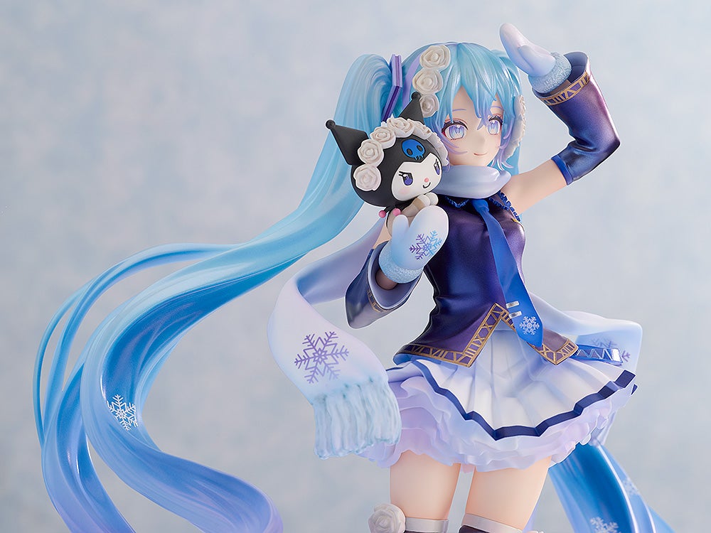 GOOD SMILE COMPANY (GSC) Character Vocal Series 01 Hatsune Miku Snow Miku x Kuromi 1/7 Plastic Figure - 8