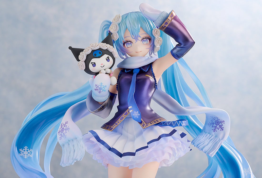 GOOD SMILE COMPANY (GSC) Character Vocal Series 01 Hatsune Miku Snow Miku x Kuromi 1/7 Plastic Figure - 11