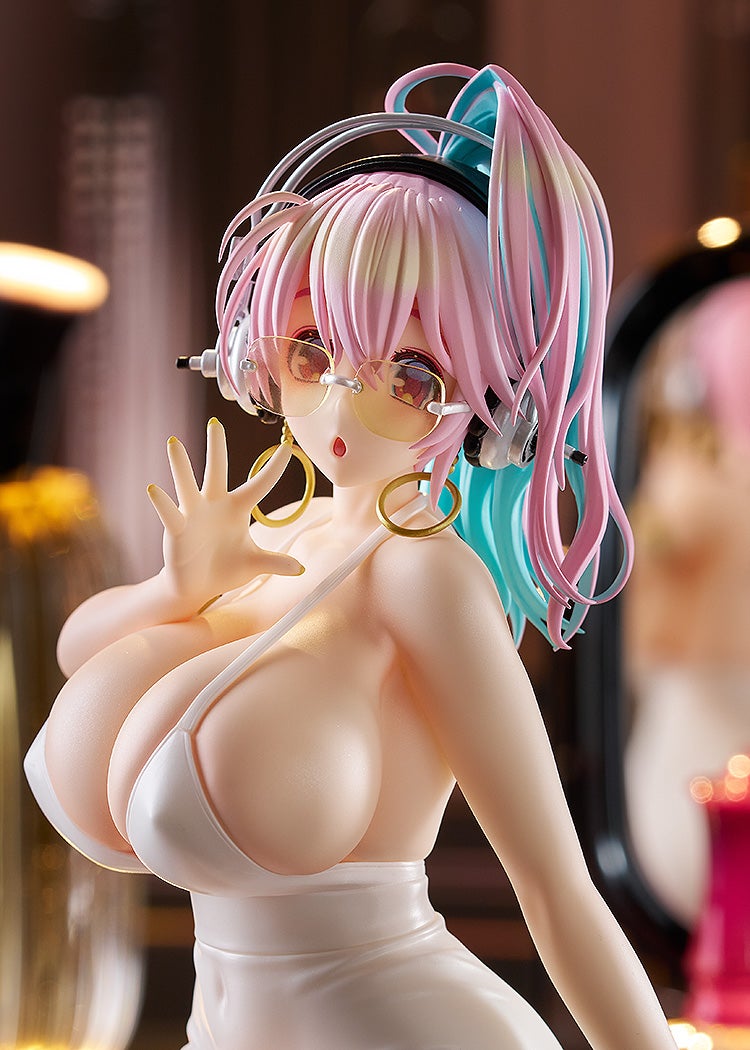 GOOD SMILE COMPANY (GSC) Super Sonico POP UP PARADE Super Sonico 15th Mini-dress Ver. L size Plastic Figure