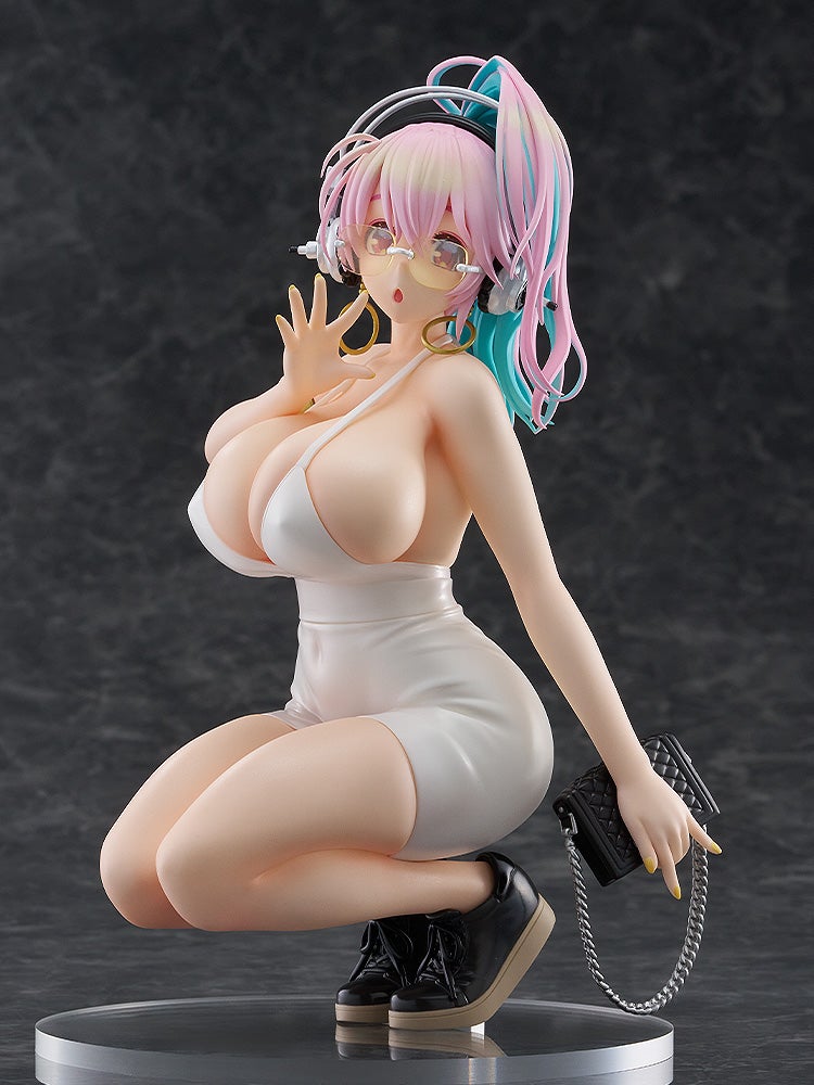 GOOD SMILE COMPANY (GSC) Super Sonico POP UP PARADE Super Sonico 15th Mini-dress Ver. L size Plastic Figure - 6
