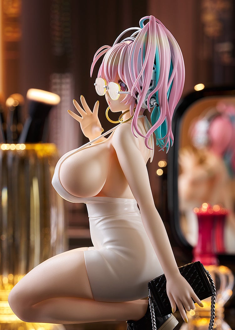 GOOD SMILE COMPANY (GSC) Super Sonico POP UP PARADE Super Sonico 15th Mini-dress Ver. L size Plastic Figure - 5