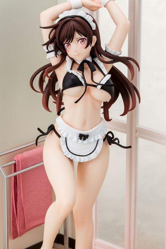 HAKOIRI MUSUME Kanojo, Okarishimasu Mizuhara Chizuru Maid Bikini ni Okigae Figure 1/6 Plastic Figure - 8