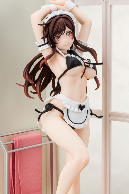 HAKOIRI MUSUME Kanojo, Okarishimasu Mizuhara Chizuru Maid Bikini ni Okigae Figure 1/6 Plastic Figure - 9