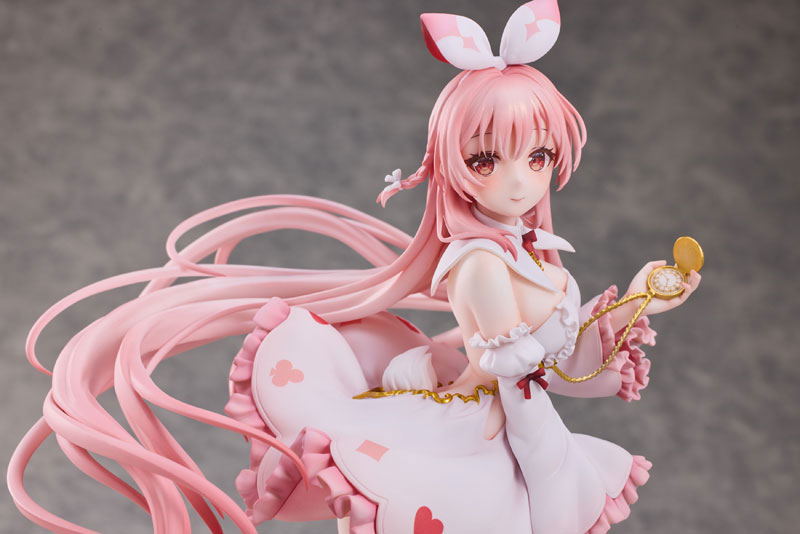 Hobby Sakura Shiroi Usagi Rosu Wonderland Ver. 1/7 Plastic Figure - 10