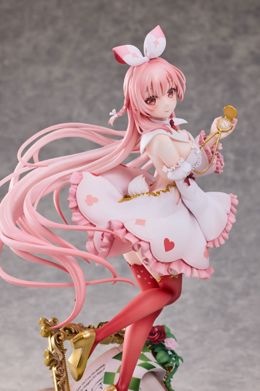 Hobby Sakura Shiroi Usagi Rosu Wonderland Ver. 1/7 Plastic Figure - 6