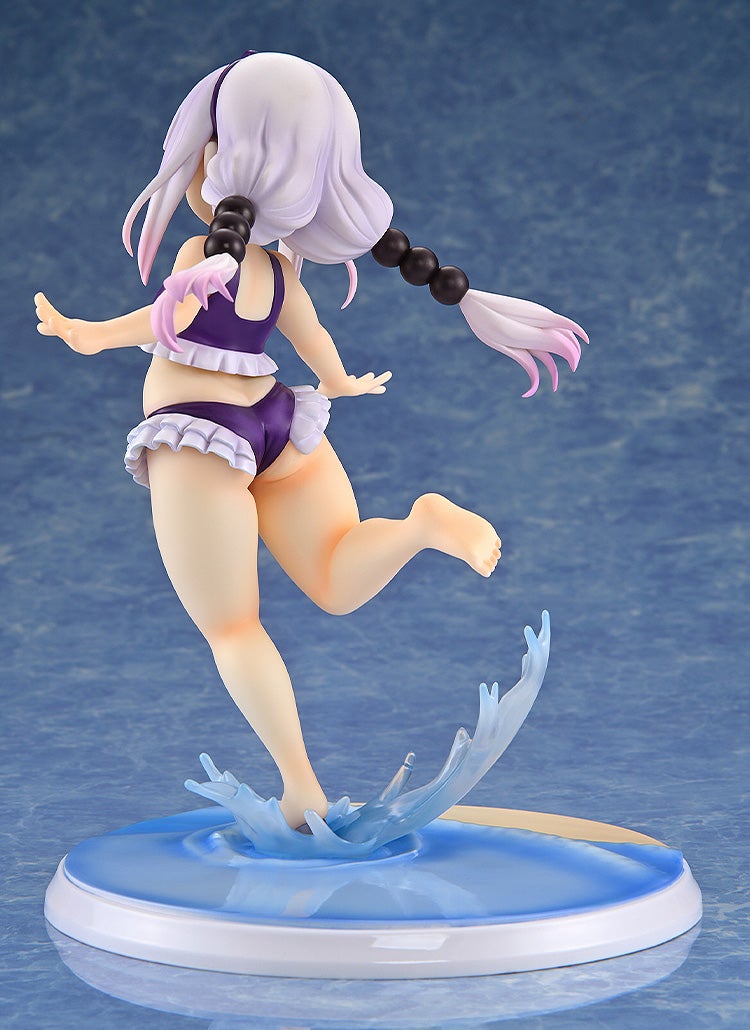 Kaitendoh Kobayashi-san Chi no Maid Dragon Kanna Kamui Hamabe de Uki Uki Mizugi Ver. (Murasaki) 1/6 Plastic Figure - 4