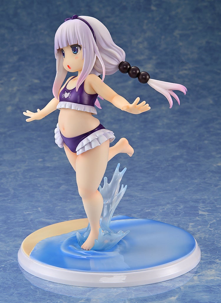 Kaitendoh Kobayashi-san Chi no Maid Dragon Kanna Kamui Hamabe de Uki Uki Mizugi Ver. (Murasaki) 1/6 Plastic Figure - 3
