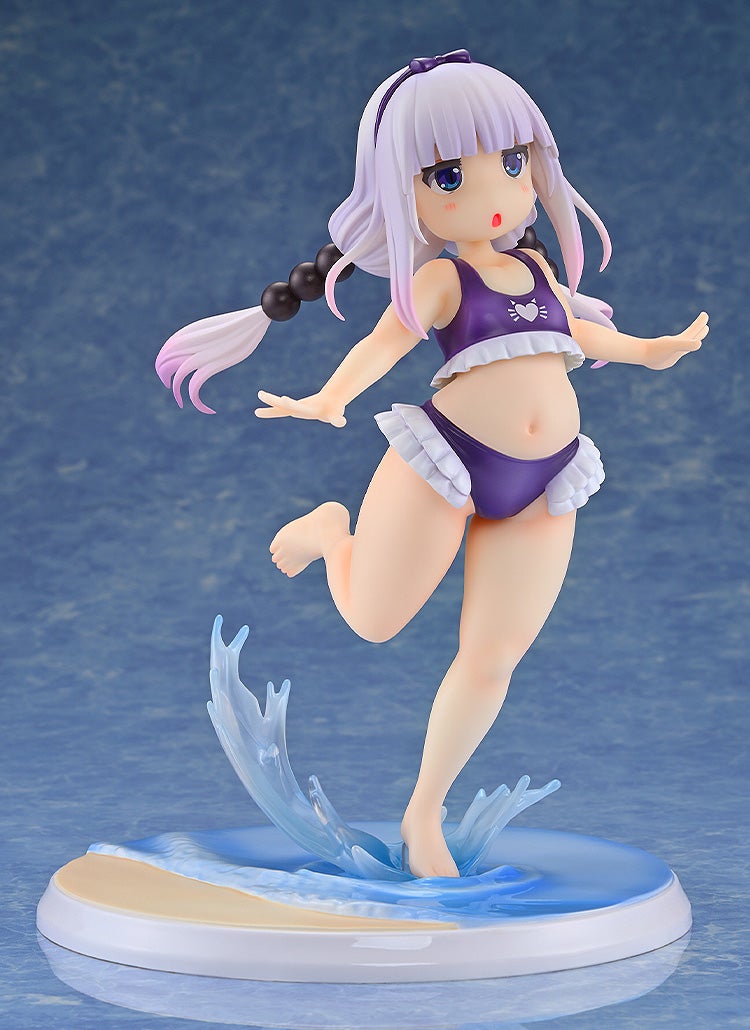 Kaitendoh Kobayashi-san Chi no Maid Dragon Kanna Kamui Hamabe de Uki Uki Mizugi Ver. (Murasaki) 1/6 Plastic Figure - 7