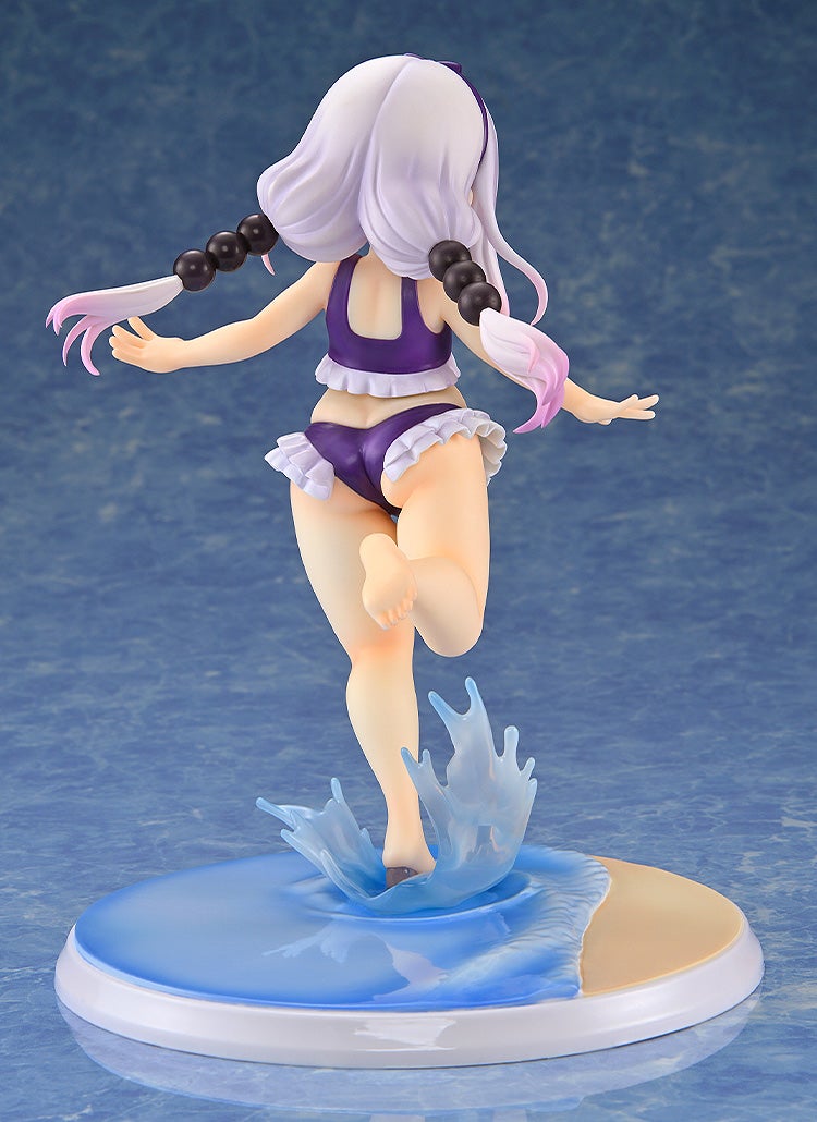 Kaitendoh Kobayashi-san Chi no Maid Dragon Kanna Kamui Hamabe de Uki Uki Mizugi Ver. (Murasaki) 1/6 Plastic Figure - 5
