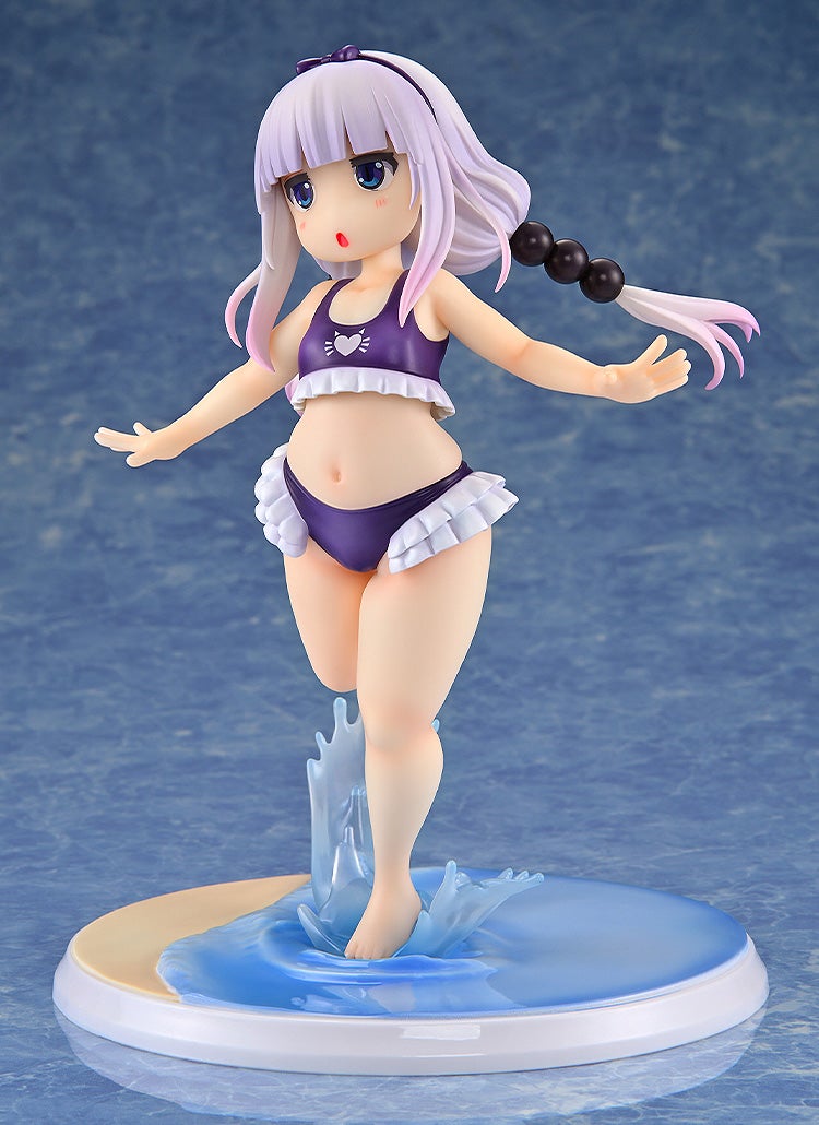 Kaitendoh Kobayashi-san Chi no Maid Dragon Kanna Kamui Hamabe de Uki Uki Mizugi Ver. (Murasaki) 1/6 Plastic Figure - 2