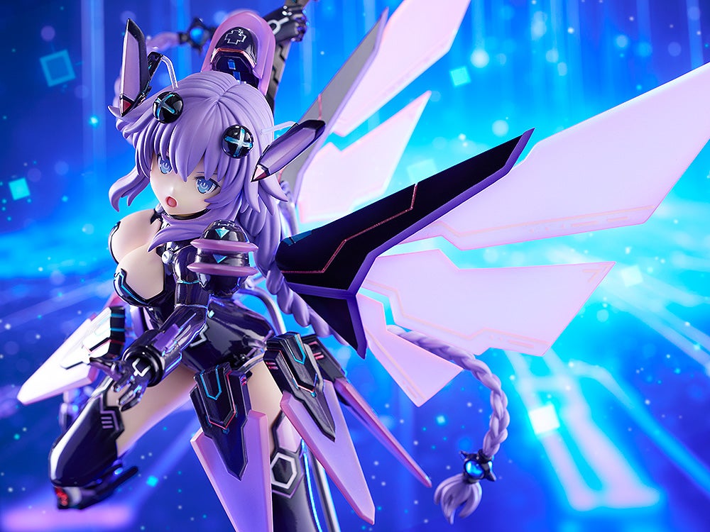 KLOCK WORX Hyperdimension Neptunia Purple Heart 1/7 Plastic Figure - 4
