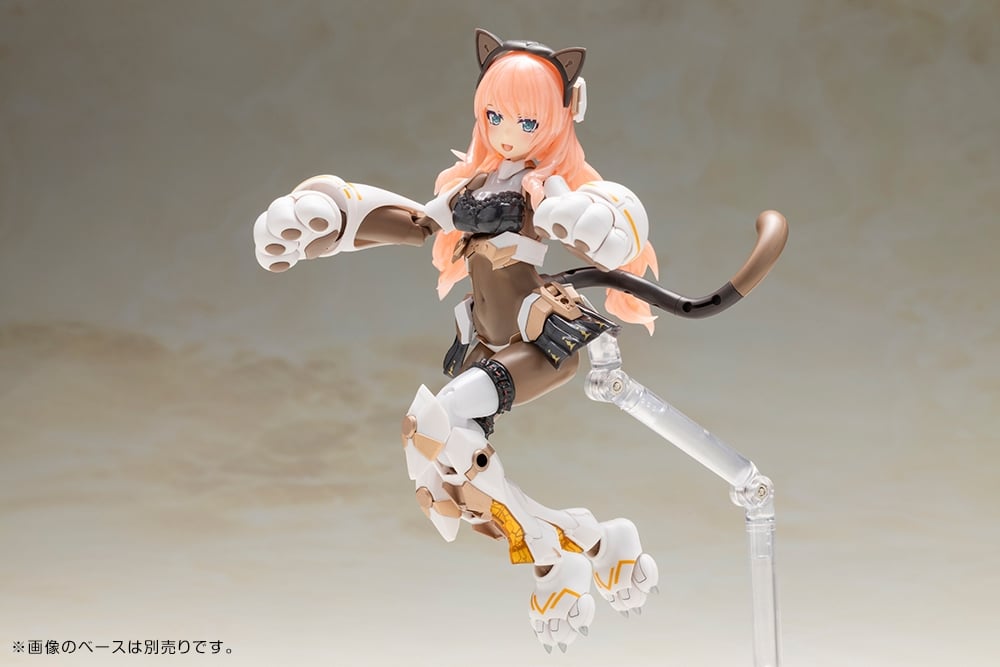 KOTOBUKIYA Frame Arms Girl Durga I Cat Armor Ver. -Calico- Plastic Kit - 6