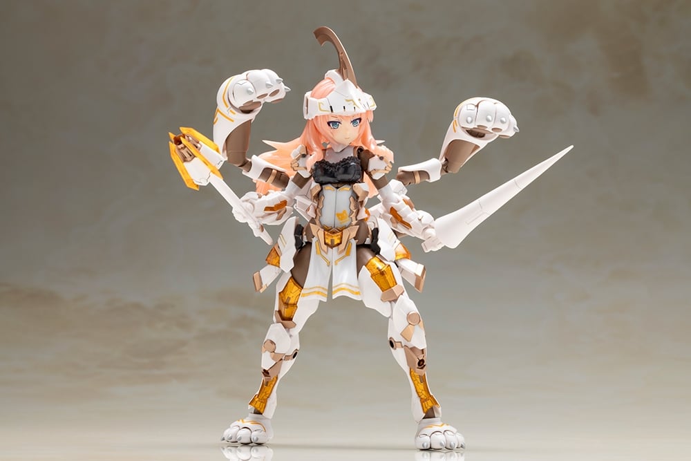 KOTOBUKIYA Frame Arms Girl Durga I Cat Armor Ver. -Calico- Plastic Kit - 11