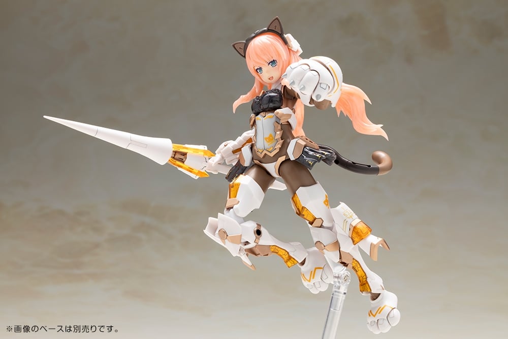 KOTOBUKIYA Frame Arms Girl Durga I Cat Armor Ver. -Calico- Plastic Kit - 10