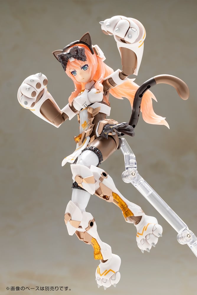 KOTOBUKIYA Frame Arms Girl Durga I Cat Armor Ver. -Calico- Plastic Kit - 4