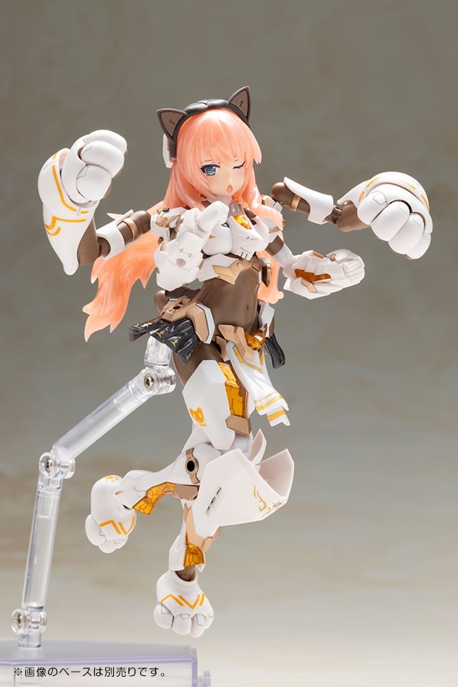 KOTOBUKIYA Frame Arms Girl Durga I Cat Armor Ver. -Calico- Plastic Kit - 9